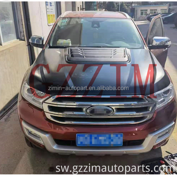 Sehemu za Gari Injini Hood Plastiki Front Hood Raptor Sinema kwa Ranger Everest 2015-2022
